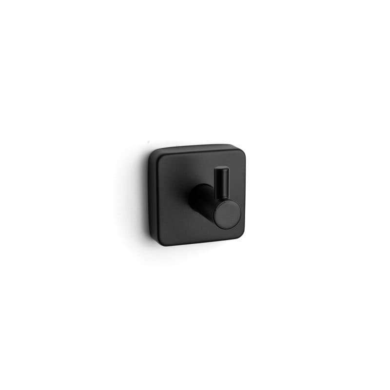 Άγκιστρο μονό Karag Quattro 420955 Ματ Μαύρο 5,2x5,5x7cm