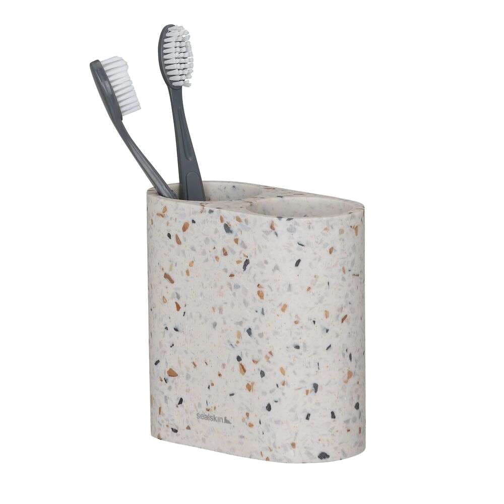 Διπλή Ποτηροθήκη Sealskin Blend 800035 terrazo 12x6,2x10,8cm - 3