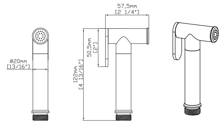 Τηλέφωνο Μπιντέ Karag Artemis AC545B-B Bianco - 2