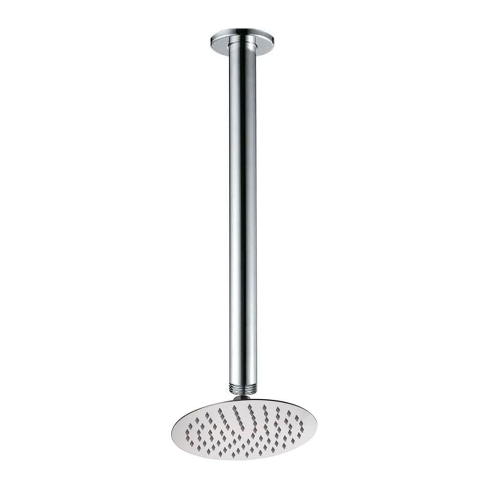 Κεφαλή Ντους Φ20cm με Βραχίονα Οροφής 50cm Karag H13801-C + 9J-C Χρώμιο