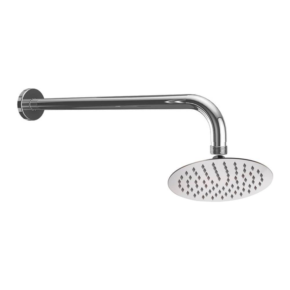 Κεφαλή Ντους Φ20cm με Βραχίονα Τοίχου Karag H13801-C + AC00903-C Χρώμιο