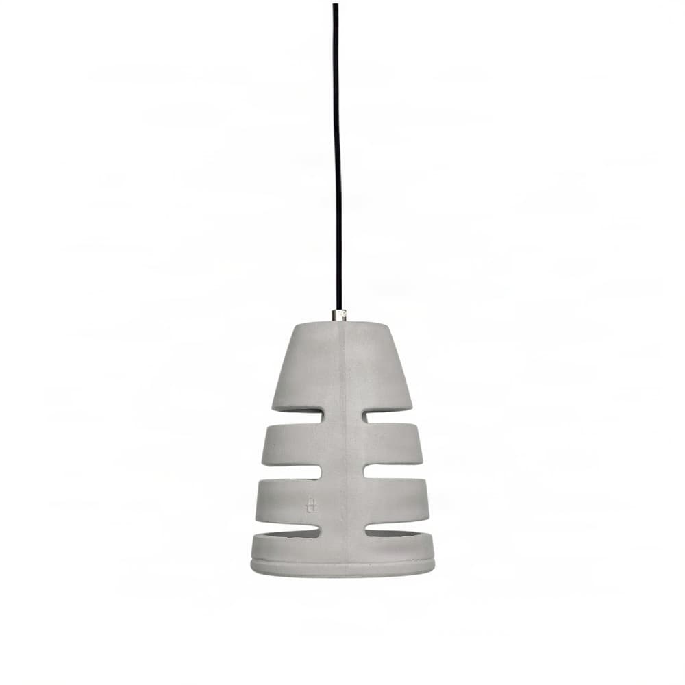 Κρεμαστό Φωτιστικό Urbi et Orbi Battaglia Medium Grey Φ15×21cm