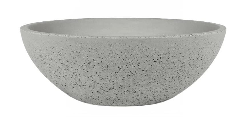 Νιπτήρας επιτραπέζιος Urbi et Orbi Circum 40 Medium Grey Φ40×14,5cm