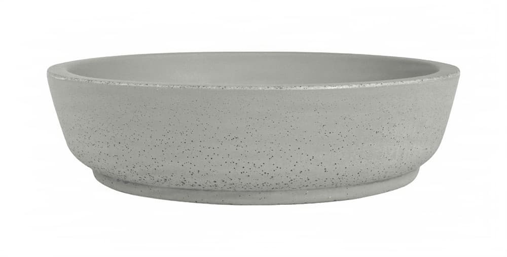 Νιπτήρας επιτραπέζιος Urbi et Orbi Circum 42 Medium Grey Φ42×11,5cm
