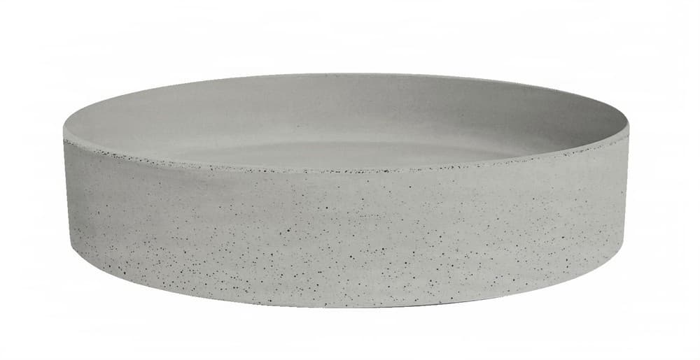 Νιπτήρας επιτραπέζιος Urbi et Orbi Circum 48 Medium Grey Φ48×10cm