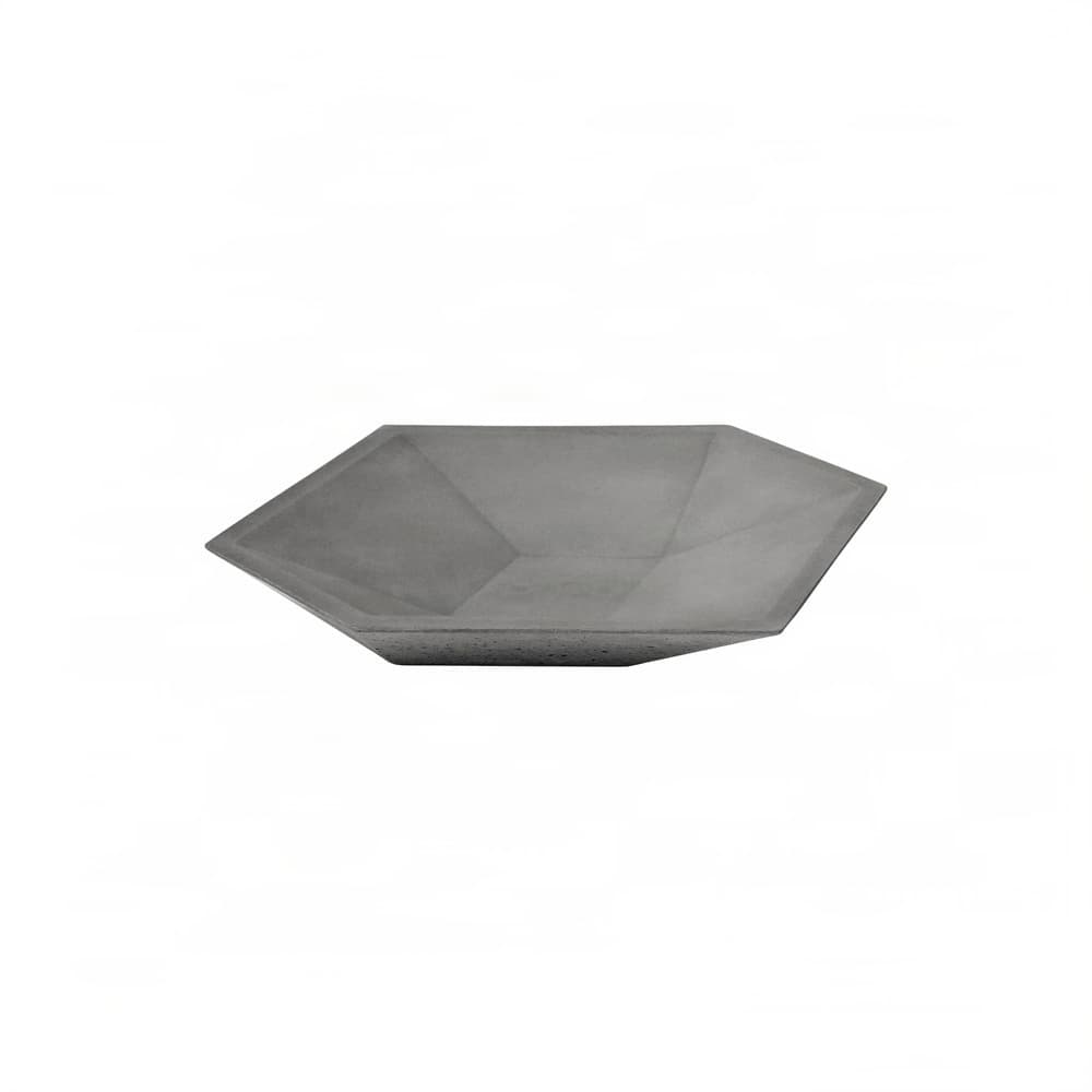 Πιάτο Διακοσμητικό Urbi et Orbi Cube Plate Dark Grey 44×37×6,5cm