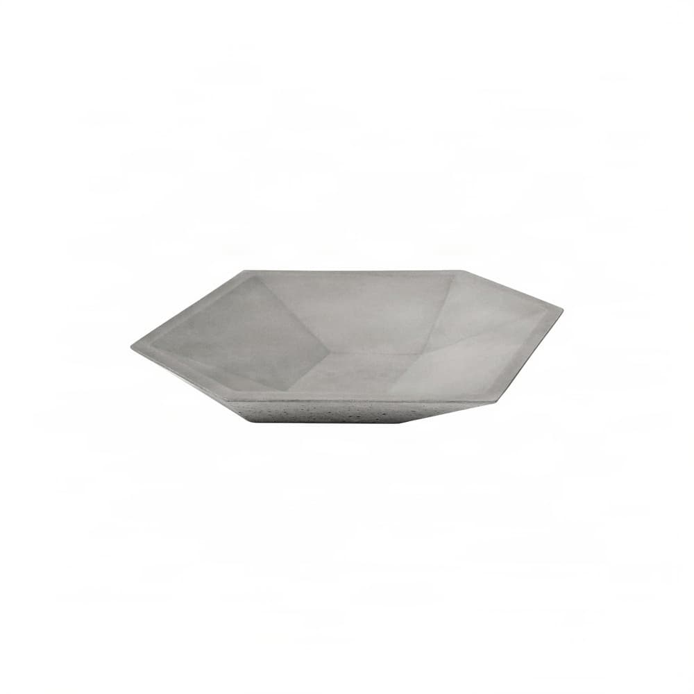 Πιάτο Διακοσμητικό Urbi et Orbi Cube Plate Medium Grey 44×37×6,5cm