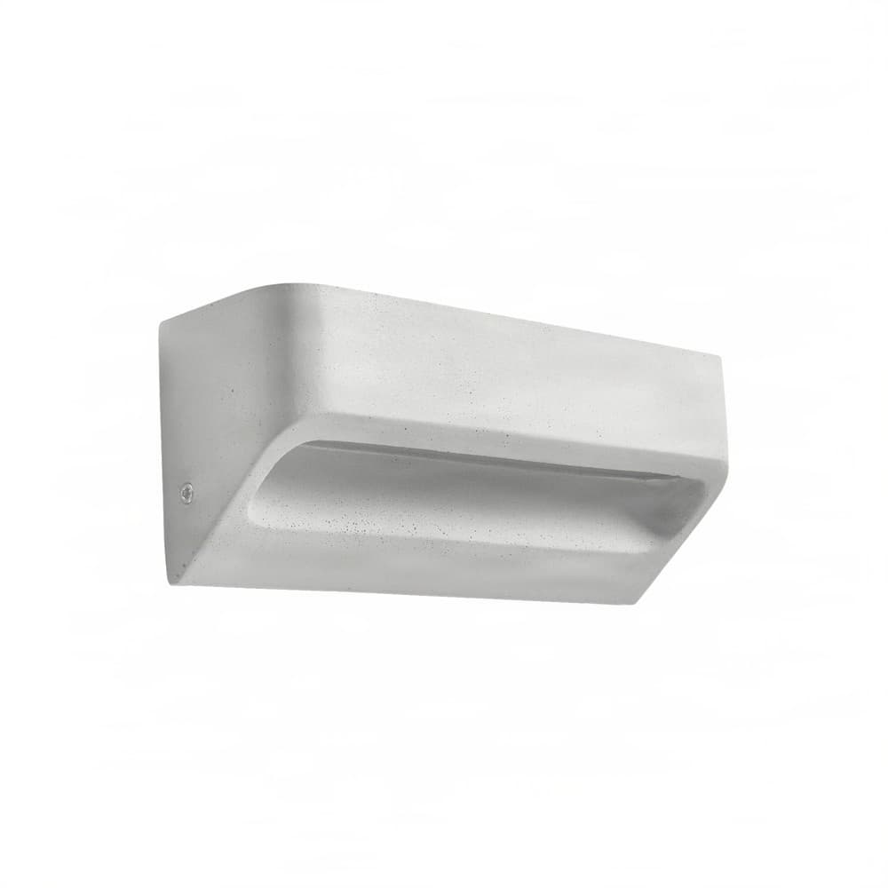 Φωτιστικό Τοίχου Urbi et Orbi Desmi Light Grey 34,5×10×13cm