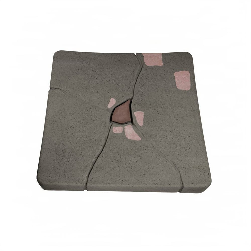 Ντουζιέρα Urbi et Orbi Erosion Sand Anthracite 80×80×10cm