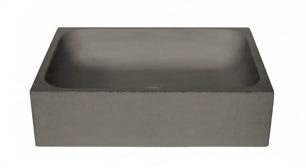 Νιπτήρας επιτραπέζιος Urbi et Orbi Immissio 50 Anthracite 50×37×13,5cm