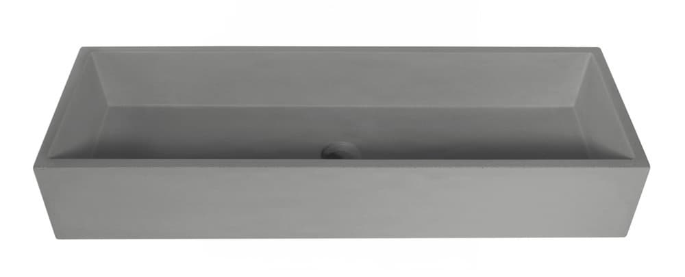 Νιπτήρας επιτραπέζιος Urbi et Orbi Immissio 90 Dark Grey 90×31×15cm