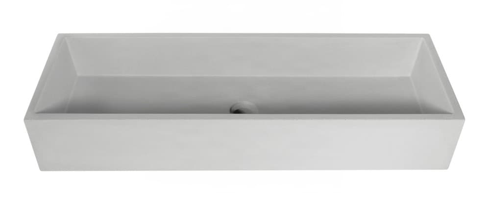 Νιπτήρας επιτραπέζιος Urbi et Orbi Immissio 90 Light Grey 90×31×15cm
