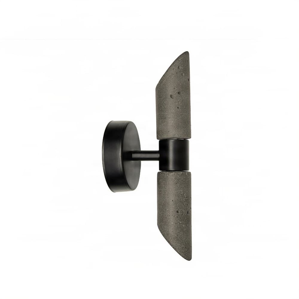 Φωτιστικό Τοίχου Urbi et Orbi Maceo W2 Sand Anthracite Φ4×23,5cm