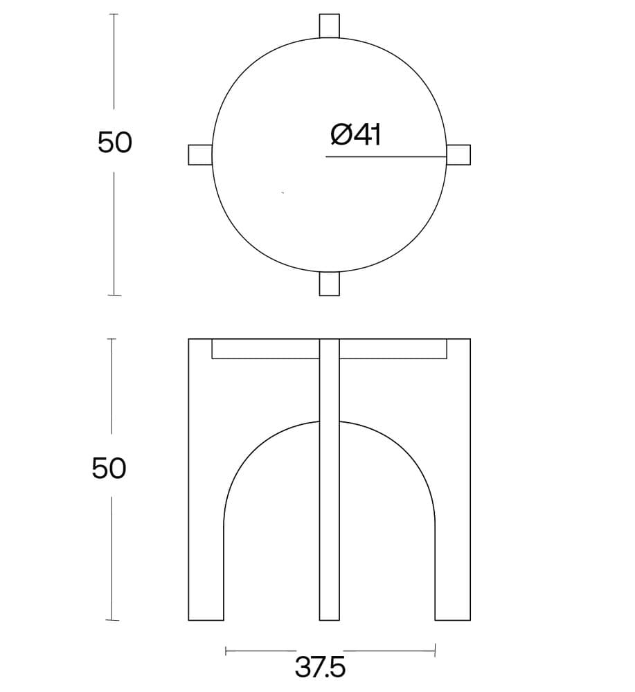 Urbi Et Orbi Oikos Side Table D