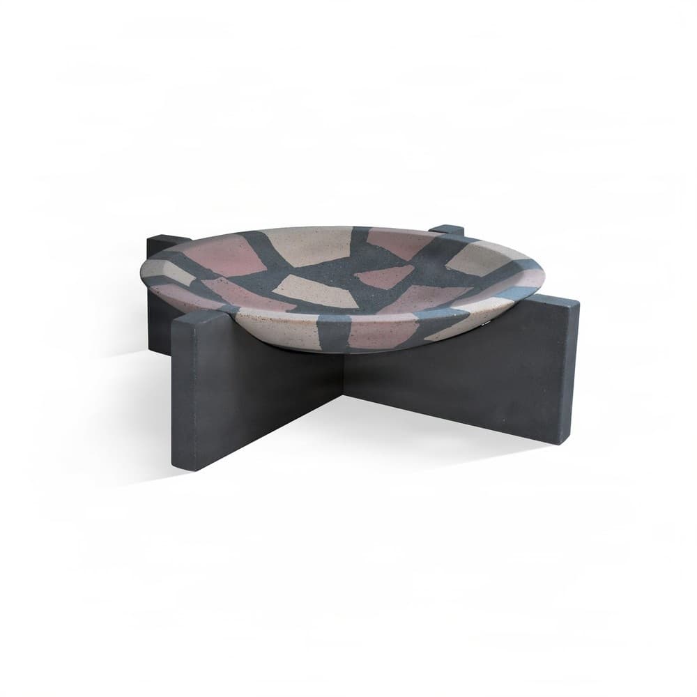 Πιατέλα Urbi et Orbi Oikos Anthracite 37×37×10cm