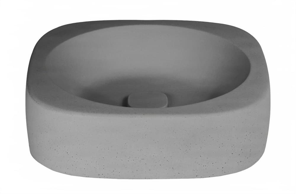 Νιπτήρας επιτραπέζιος Urbi et Orbi Orilla Dark Grey 40×40×12cm