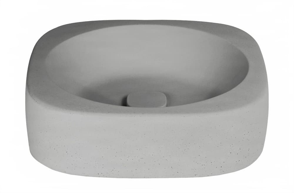 Νιπτήρας επιτραπέζιος Urbi et Orbi Orilla Medium Grey 40×40×12cm