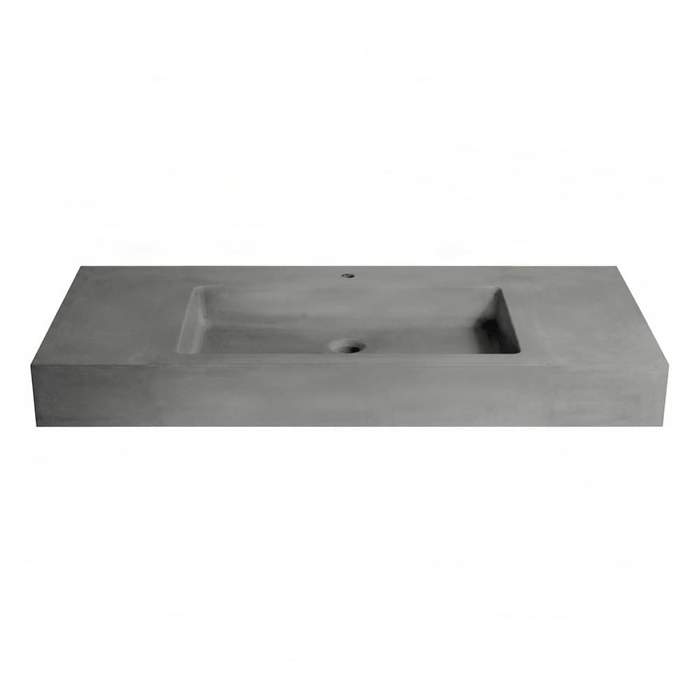 Νιπτήρας κρεμαστός και επίπλου Urbi et Orbi Plura Uni Dark Grey 110×50×12cm