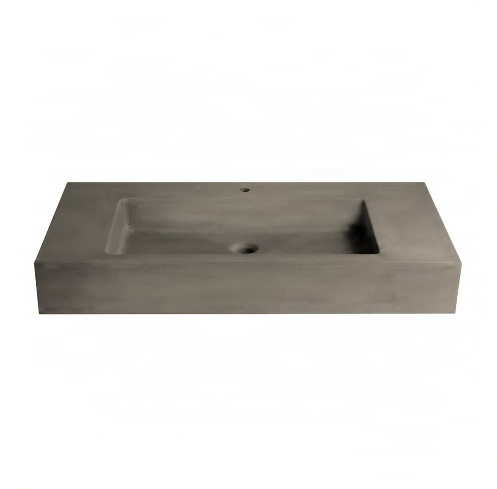 Νιπτήρας κρεμαστός και επίπλου Urbi et Orbi Plura Uni Anthracite 90×50×12cm