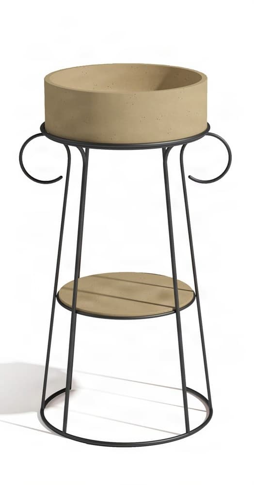 Νιπτήρας επιδαπέδιος Urbi et Orbi Relia 39 Beige Φ42×85cm