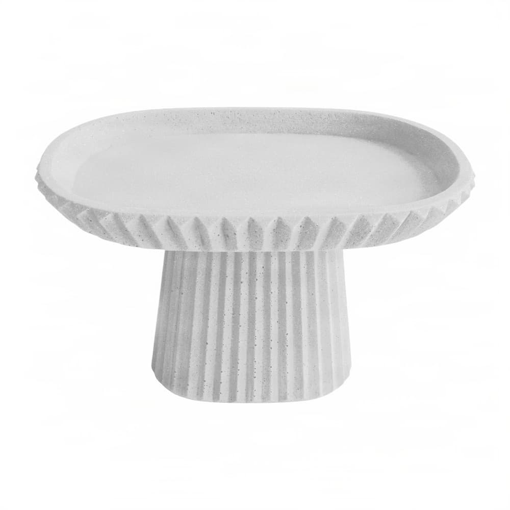 Πιατέλα με Πόδι Urbi et Orbi Siman Cake Stand Sand Grey 32×21×20cm