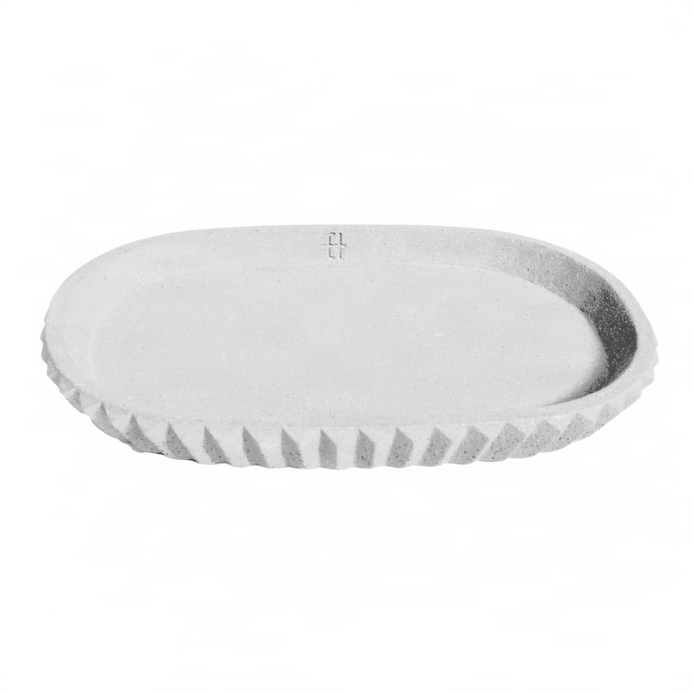 Πιατέλα Urbi et Orbi Siman Dish Big Sand Grey 40×26×3cm