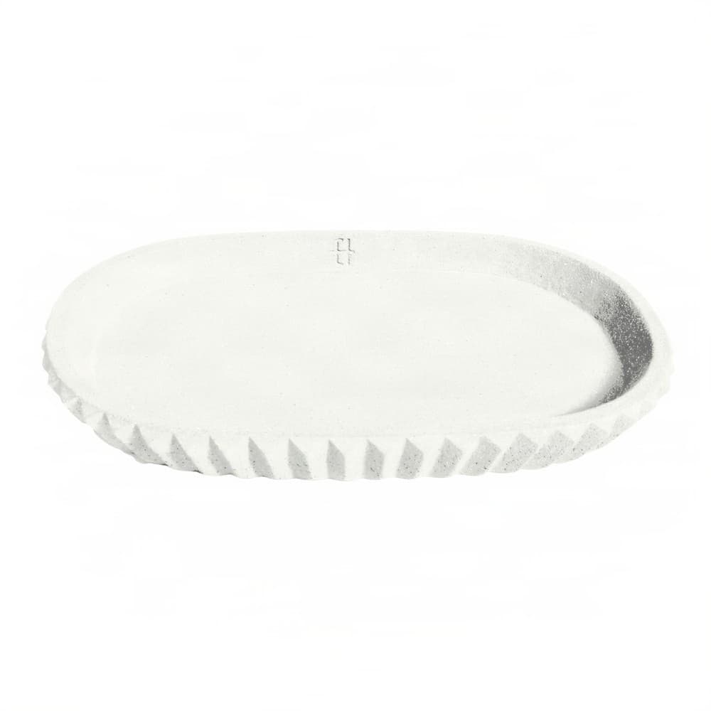 Πιατέλα Urbi et Orbi Siman Dish Big Sand Ivory 40×26×3cm