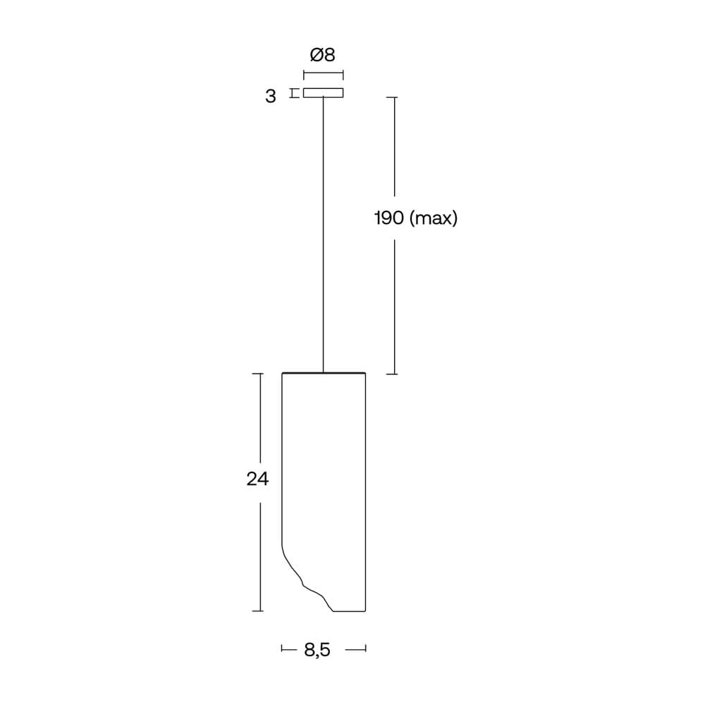 Urbi Et Orbi Strata Suspension Lamp Sxedio