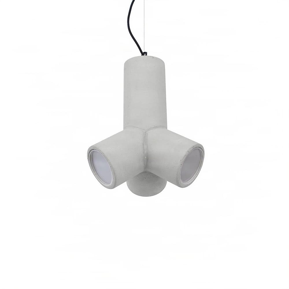Κρεμαστό Φωτιστικό Urbi et Orbi Tuuub Light Grey Φ12×39cm