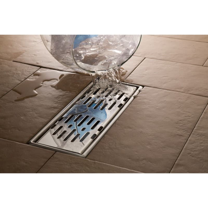 Κανάλι Ντους Ferplast Linea Minimal 04528 Χρώμιο 30x10cm Υ6,9cm - 2