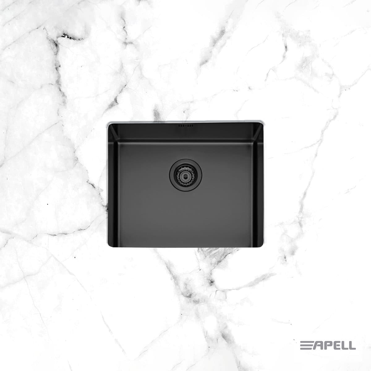 Νεροχύτης κουζίνας Apell Metamorfosis MEM54-411 Black Brushed PVD 54x44 (υποκαθήμενος)