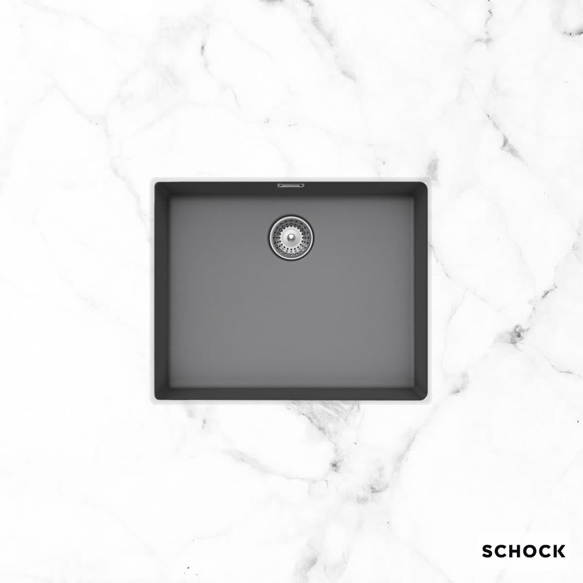 Νεροχύτης κουζίνας Schock Cristalite Manhattan 30060U-1441 Chroma 55,6x45,6 (ένθετος & υποκαθήμενος)