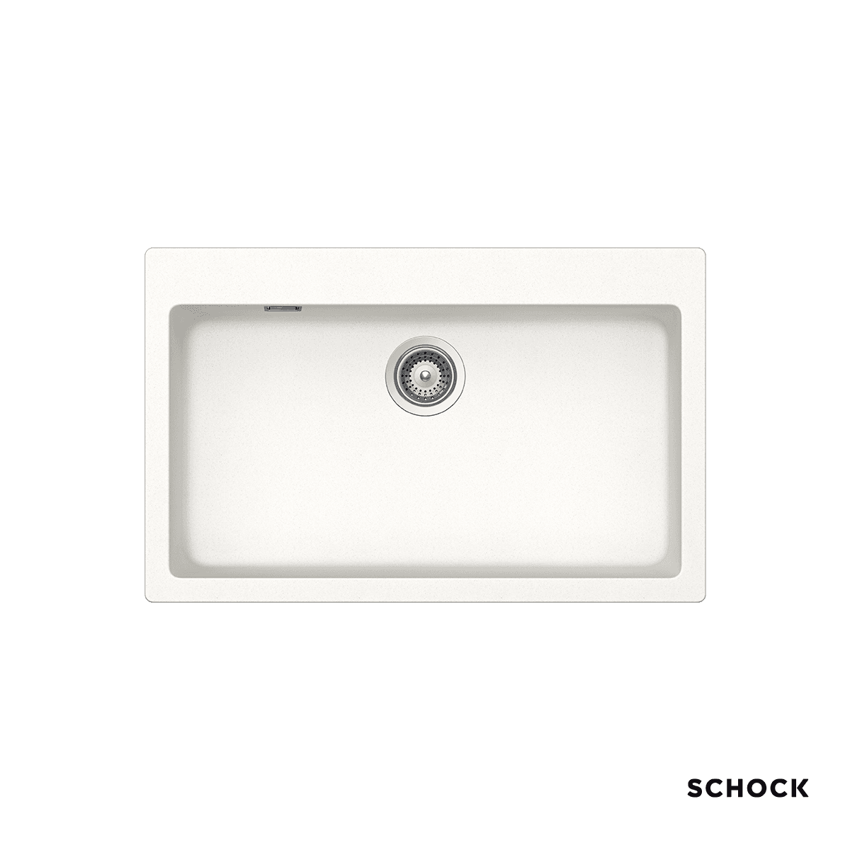 Νεροχύτης κουζίνας Schock Cristalite Manhattan 30080-1301 Superwhite 79x50 (ένθετος)
