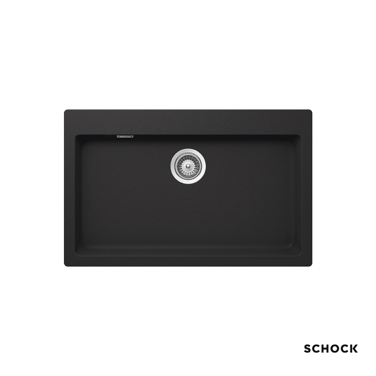 Νεροχύτης κουζίνας Schock Cristalite Manhattan 30080-1401 Nero 79x50 (ένθετος)