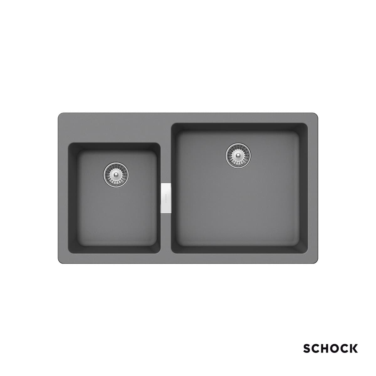Νεροχύτης κουζίνας γρανιτένιος Schock Cristalite Manhattan 30291-1441 Croma 86×50 (ένθετος)