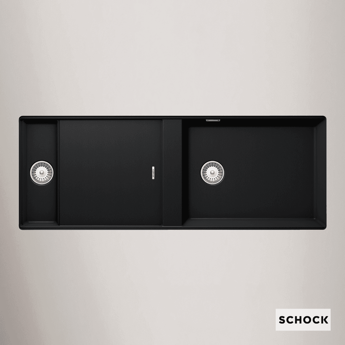 Νεροχύτης κουζίνας γρανιτένιος Schock Cristadur Prepstation 81500U-1402 Puro 114×46 (υποκαθήμενος)