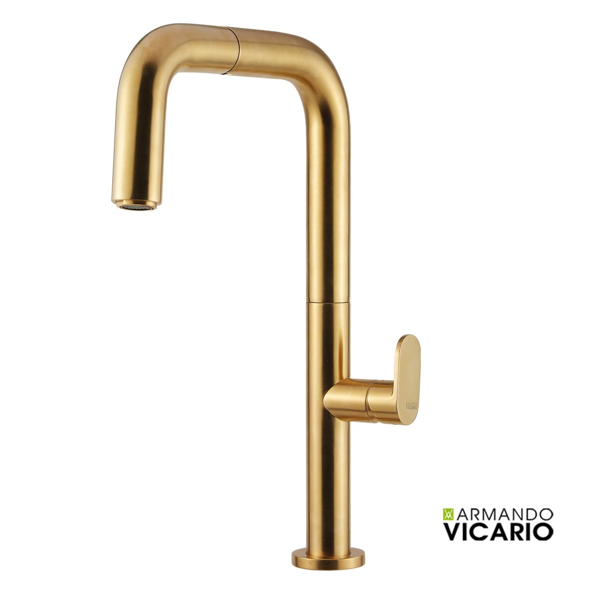 Μπαταρία κουζίνας Armando Vicario Eva 400746-201 Gold Brushed Υ35,5cm