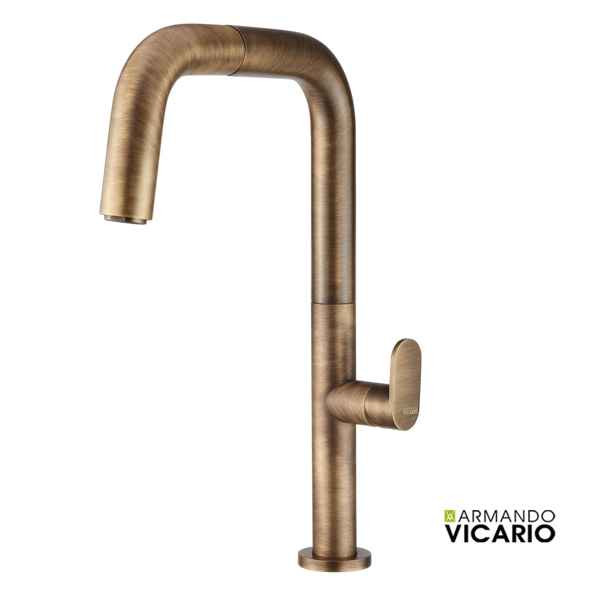 Μπαταρία κουζίνας Armando Vicario Eva 400746-221 Antique brass Υ35,5cm
