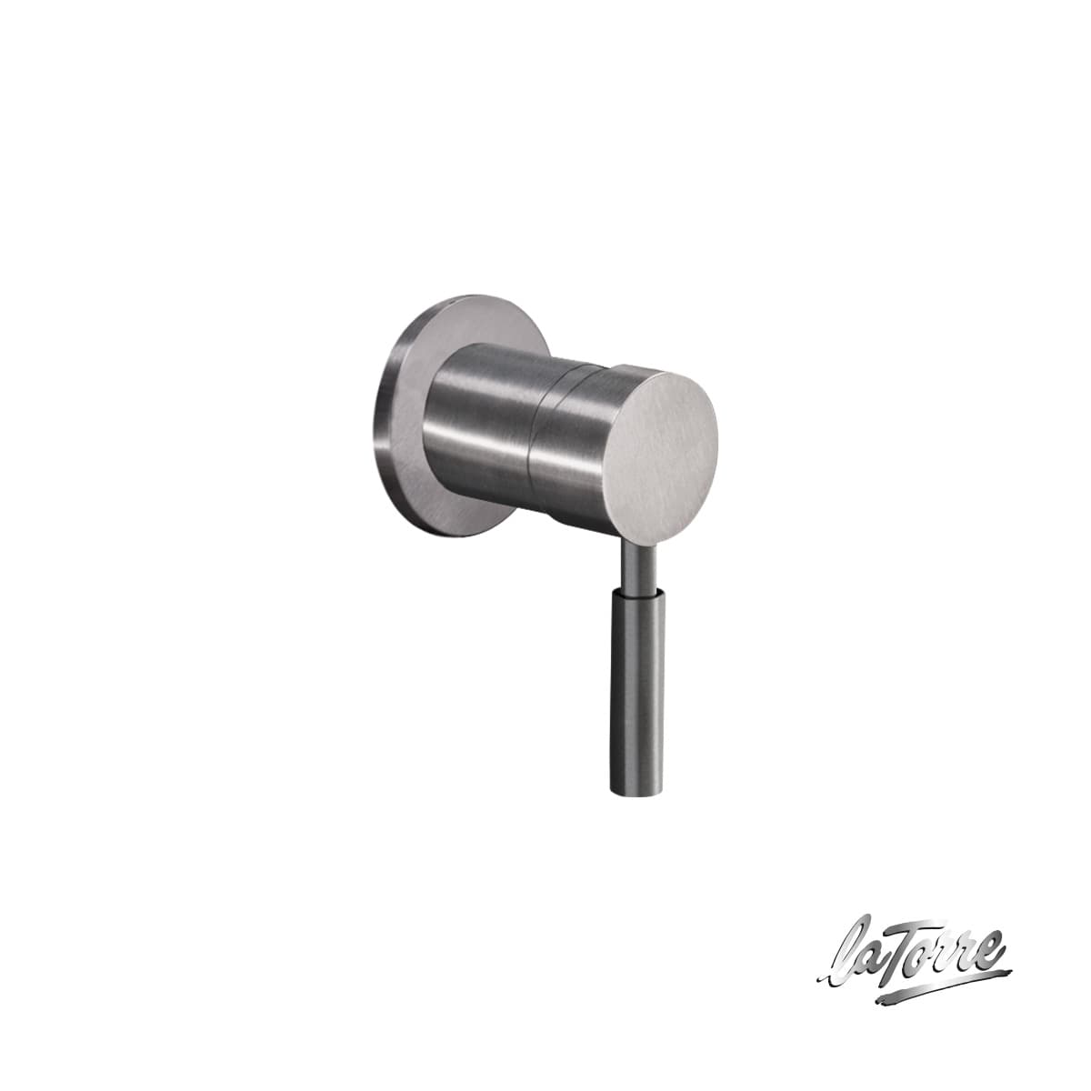 Μίκτης Εντοιχισμού 1 εξόδου La Torre New Tech 12051SP-110 Inox Σατινέ