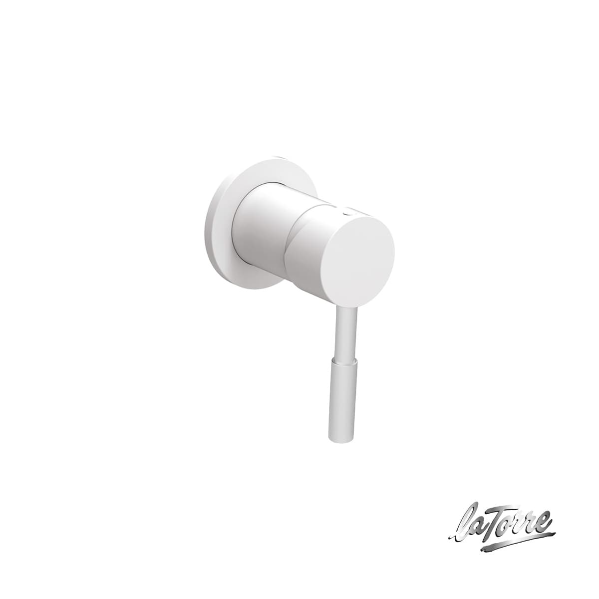 Μίκτης Εντοιχισμού 1 εξόδου La Torre New Tech 12051SP-300 Ματ Λευκό