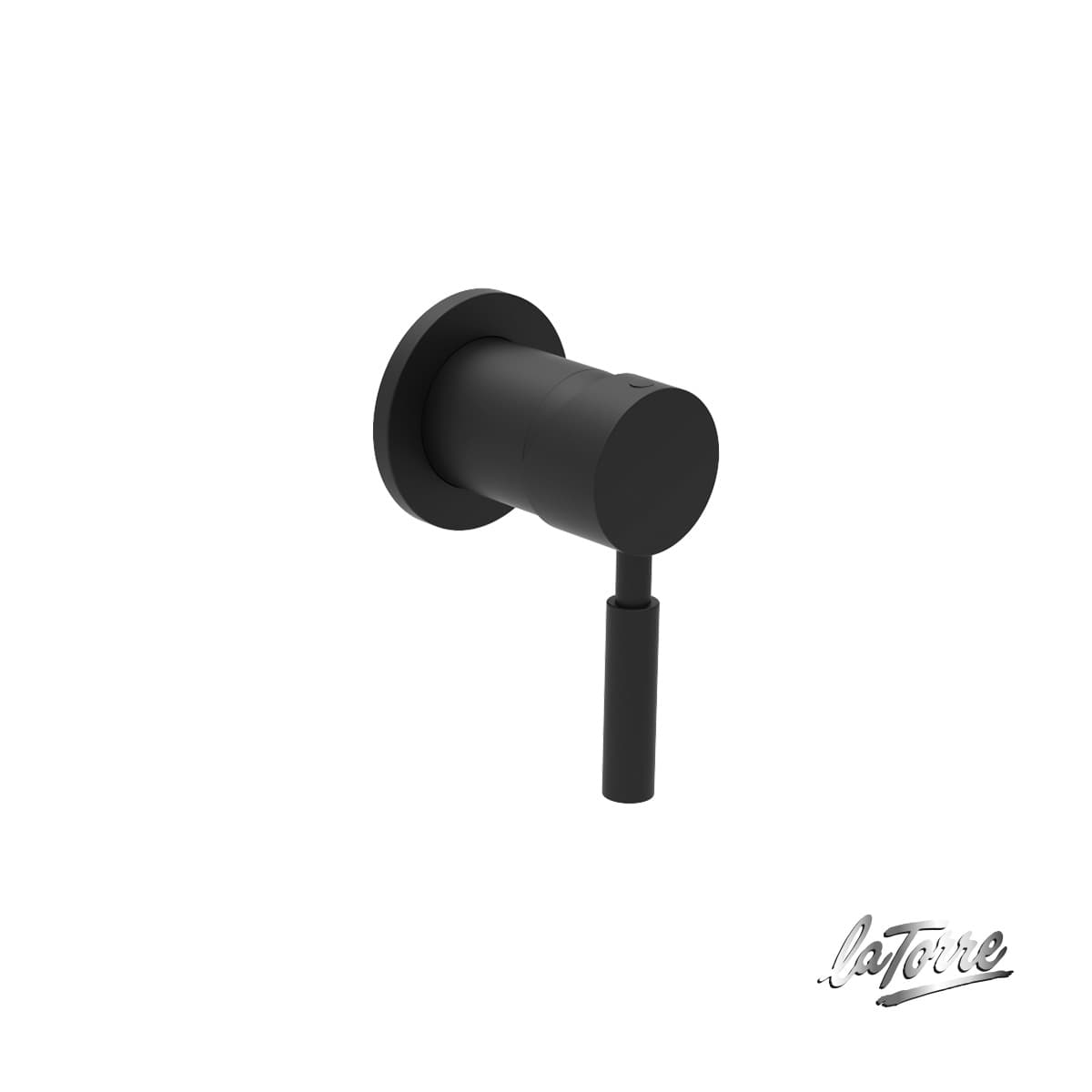 Μίκτης Εντοιχισμού 1 εξόδου La Torre New Tech 12051SP-400 Ματ Μαύρο