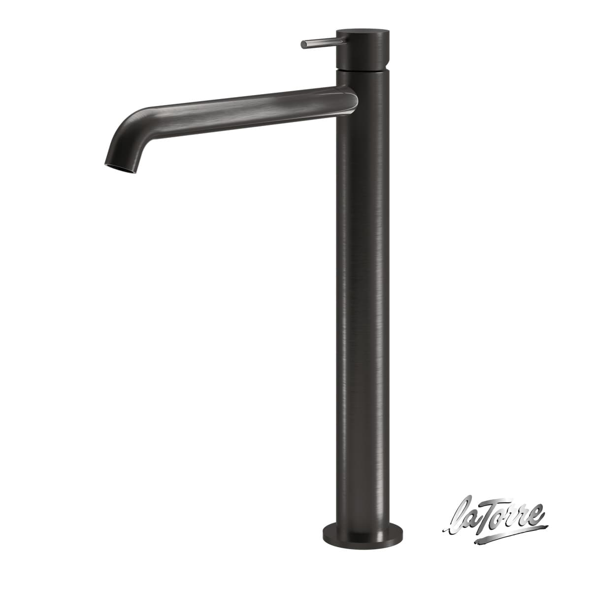 Μπαταρία Νιπτήρος Ψηλή La Torre Elle 35016-411 Black Brushed PVD