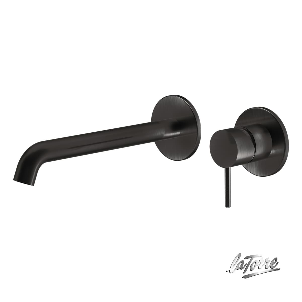 Μπαταρία Νιπτήρος Εντοιχισμού La Torre Elle 35032-411 Black Brushed PVD