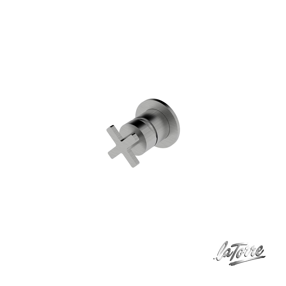 Μίκτης Εντοιχισμού 1 εξόδου La Torre Elle Cross 38300-110 Inox Brushed