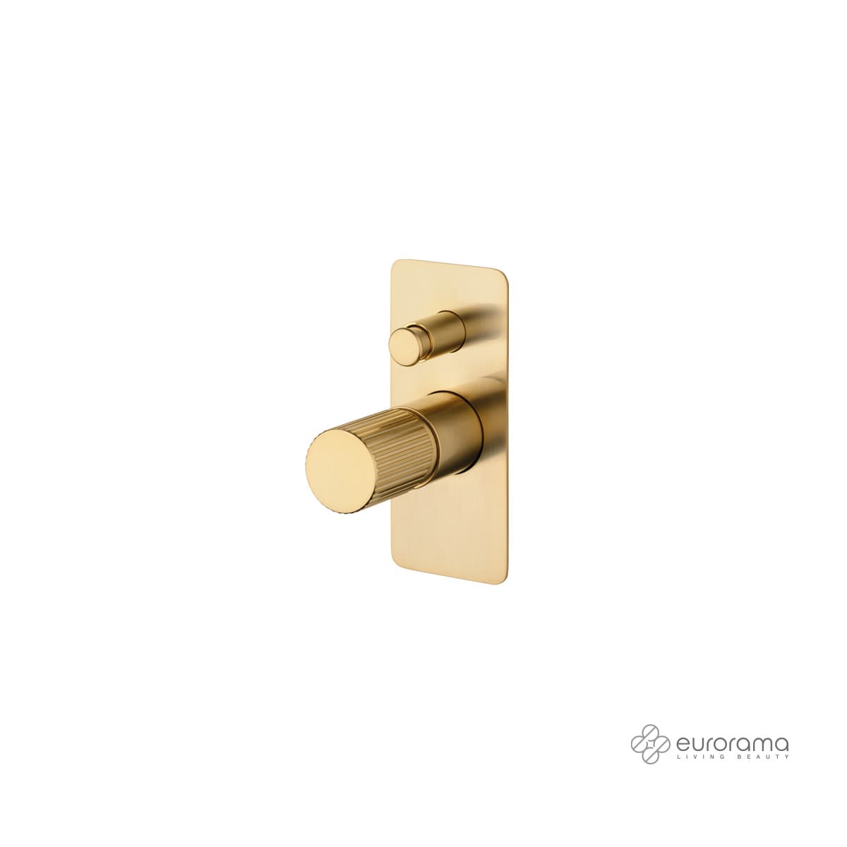 Μίκτης Εντοιχισμού 2 εξόδων Eurorama Oso 178030SL-201 Light Gold Brushed