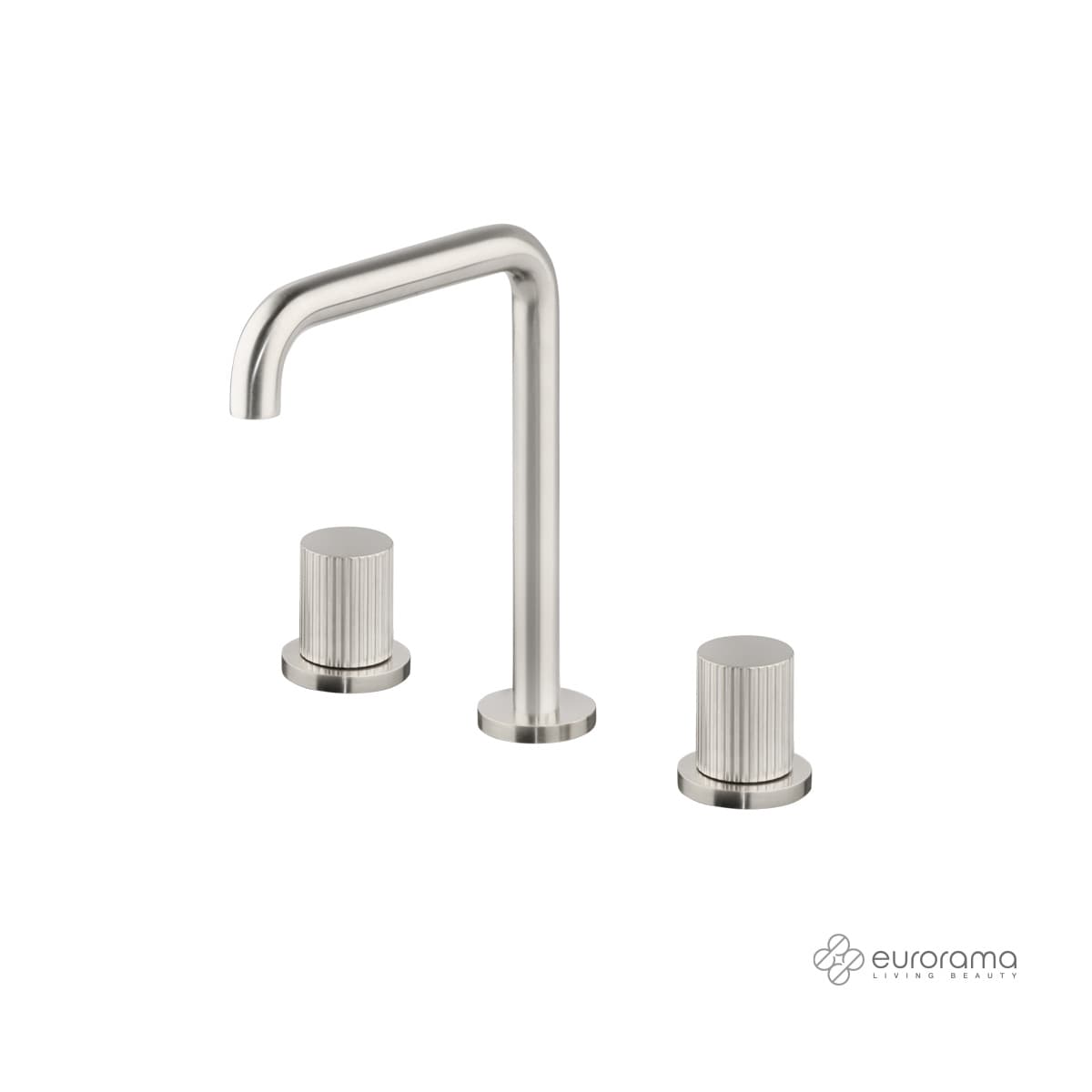 Μπαταρία Νιπτήρος Eurorama Oso 178331-110 Inox Brushed (3 οπών)