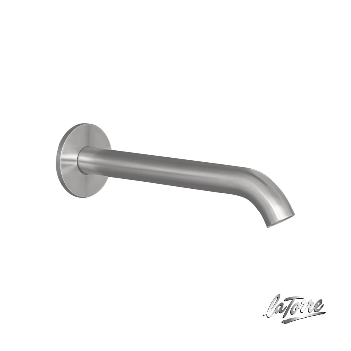 Στόμιο Ντους La Torre Elle N6809-111 Inox Brushed PVD 18cm (πώληση σε συνδυασμό με μίκτη ίδιας απόχρωσης)