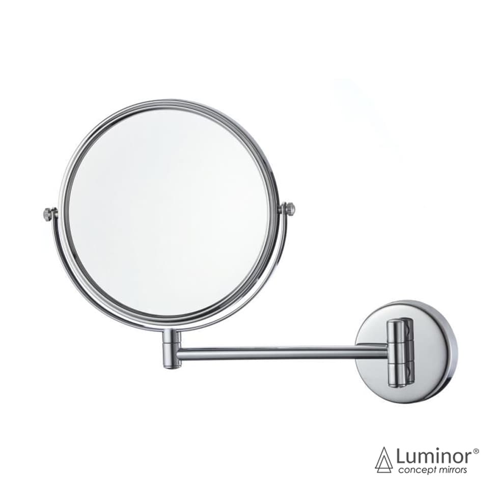 Μεγεθυντικός Καθρέπτης Επιτοίχιος Luminor R5304 Χρώμιο Φ20cm (x3)