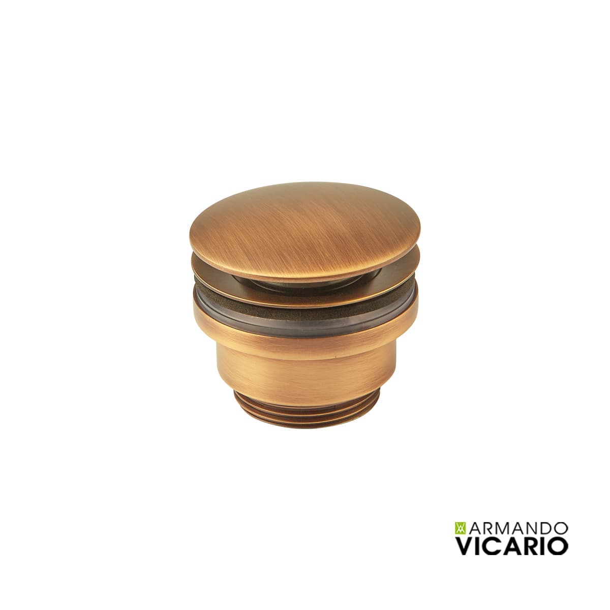 Βαλβίδα Clic-clac Armando Vicario 16001356-225 Natural Brass (Φυσικός Μπρούντζος) (πωλείται μόνο ως σετ με αντίστοιχη μπαταρία)