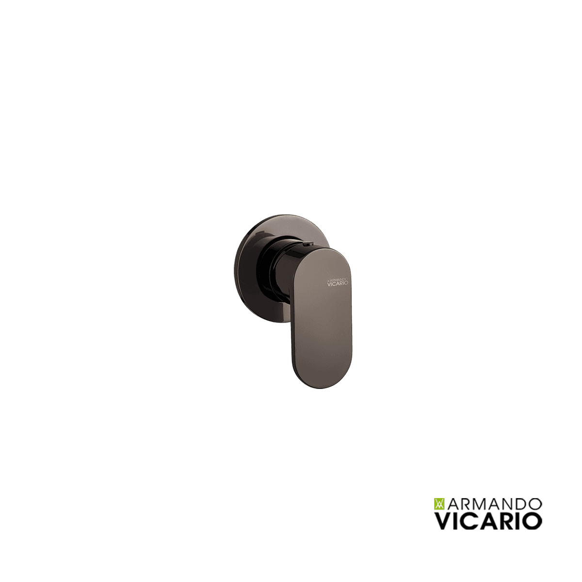 Μίκτης Εντοιχισμού 1 εξόδου Armando Vicario Slim 500050-405 Black Chrome